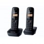 Panasonic | Cordless | KX-TG1612FXH | Built-in display | Caller ID | Black | Conference call | Phonebook capacity 50 entries | W - 3